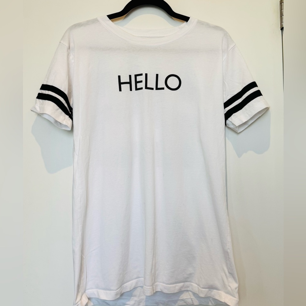 ADELE White 'Hello' Concert Graphic T-Shirt M